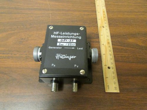 Huttinger B84-25 HF Radio Power Sensor BNC Pickoffs NOS