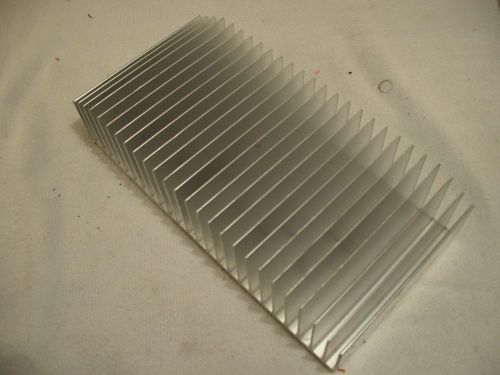 Used Aluminum Heatsink 9 7/8x4 3/4x2 inches 2lb 7.8oz
