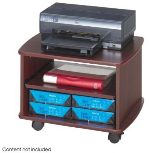 Safco Products 1954MH Picco Duo Printer/Fax Machine Stand, Mahogany