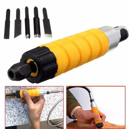 Woodworking Carving Chisel Electric Carving Machine Tool with 5 Carving Blades