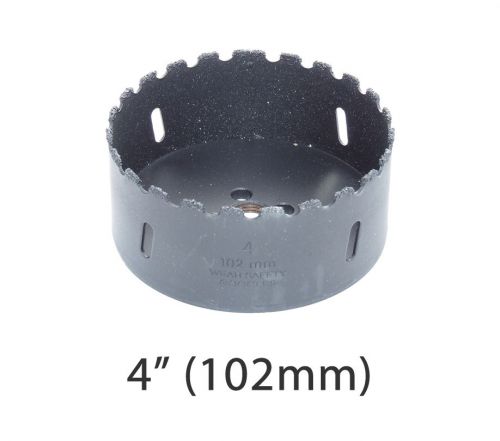 4&#034; in carbide grit hole saw 102mm tile concrete marble brick drywall cast slate for sale