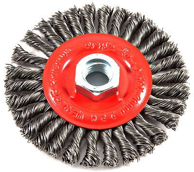 Forney industries 72760 angle grinder wire wheel-4&#034; stringer wire wheel for sale