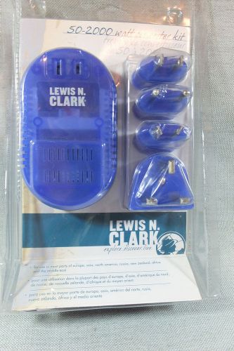 LEWIS N CLARK EK120 Watt Converter Universal Travel Adapter Plug Kit 50-2000