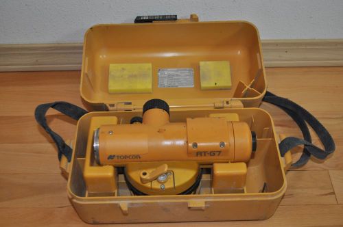 Topcon AT-G7 Autolevel Optical Automatic Level with Case AT G7 AUTO LEVEL