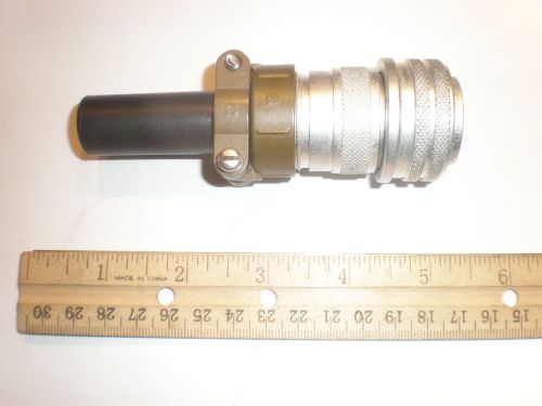 Used - ms3106a 20-21p (sr) with bushing - 9 pin plug for sale