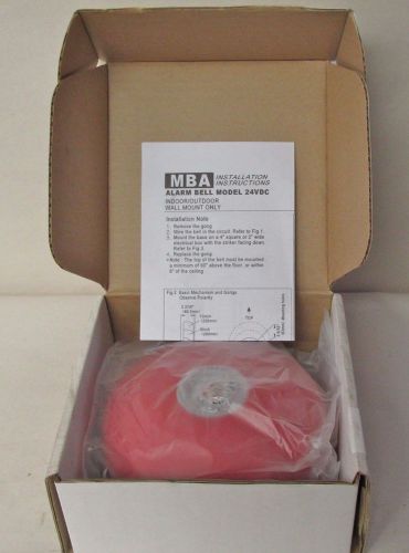 POTTER ELECTRIC ALARM BELL SIGNAL MDL. MBA-6-24 - 24 VDC ***NEW IN BOX***