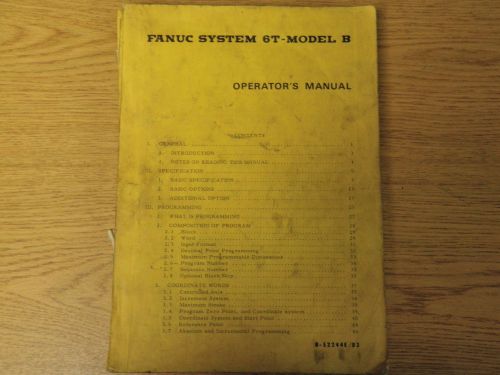 FANUC SYSTEM 6T MODEL B OPERATORS MANUAL B-52244E/03_B52244E03