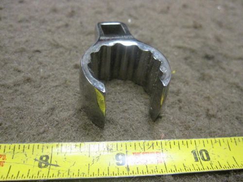 SNAP ON 15/16&#034; FLARENUT  CROWFOOT WRENCH 3/8&#034; DRIVE AIRCRAFT TOOL