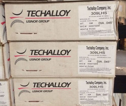Techalloy 309LHS Stainless Steel .045&#034; 30lbs spool Mig Wire
