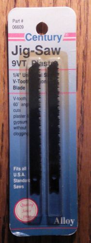 Century Tool 6609  V-Tooth Carb Alloy Jig Saw Blade 9VT Plaster 2Pack