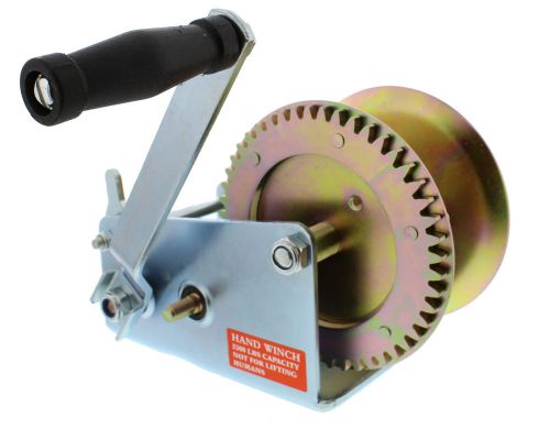 Abn hand winch crank gear winch &amp; cable, heavy duty, for trailer, boat or atv for sale