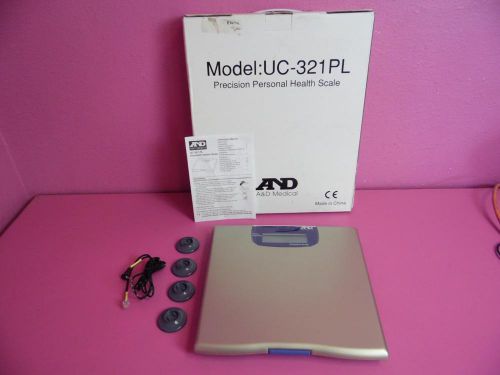 And -a&amp;d  portable  medical precision weight / health loss floor scale uc-321pl for sale