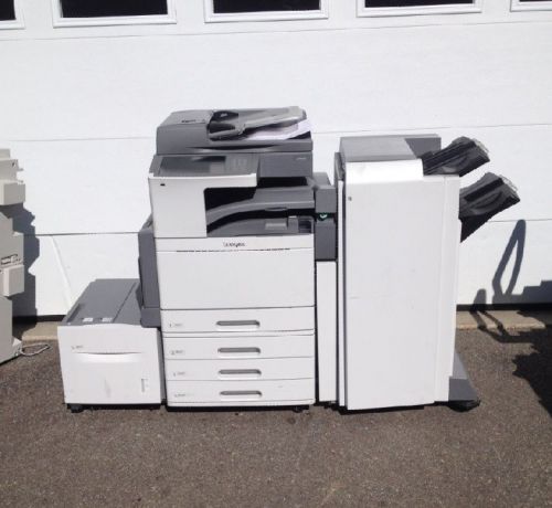 Lexmark x952de multifunction duplex laser color printer 119k pagecount for sale