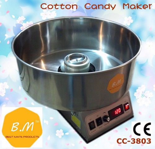 New B.M CC-3803 1100W Electric Commercial Cotton Candy Floss Machine Maker