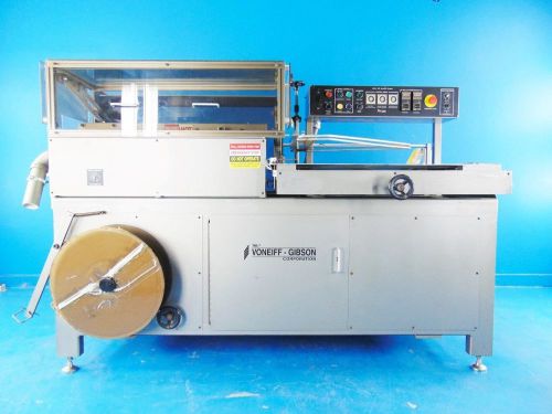 Tpa voneiff-gibson 1000-a automatic l bar sealer wrapping machine w/ video for sale