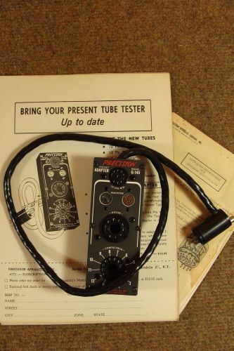 Manual &amp; test data for the precision g-140 &amp; roll chart g2b supplement 1964 for sale
