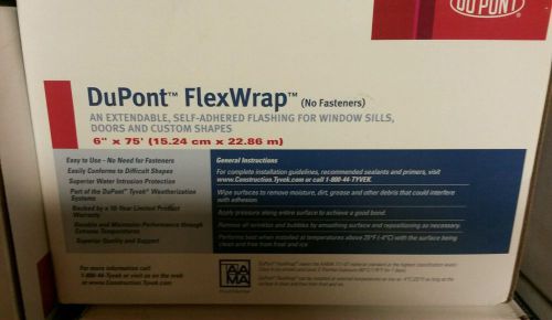 6 x 75 Dupont Flexwrap NF.  6 x 75DUPONT FLEXWRAP NF  GREAT PRICE!!!