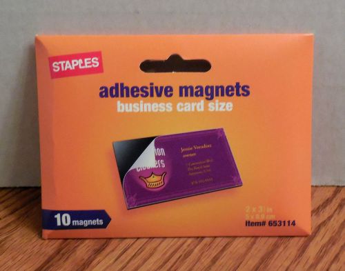Magnets Adhesive Business Card Size