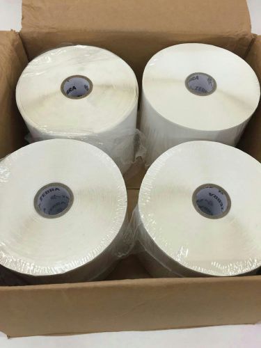 Zebra 4-pack polypro 3t 4.00 x 6.00 390/roll 4/case 800135220 18926 for sale