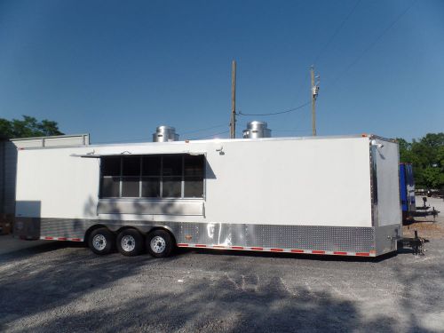 Concession Trailer 8.5&#039; X 32&#039; White Food Event Catering