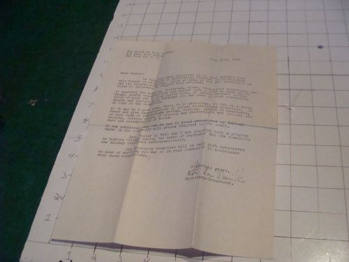 Original letter from GUILD OF BOOK WORKERS 1946 from Mrs. Otti Von Wassilko #2