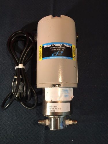 Cole-Parmer Gear Pump Drive 0.1 HP 40-3600 RPM Model 75211-22 (Head 1)