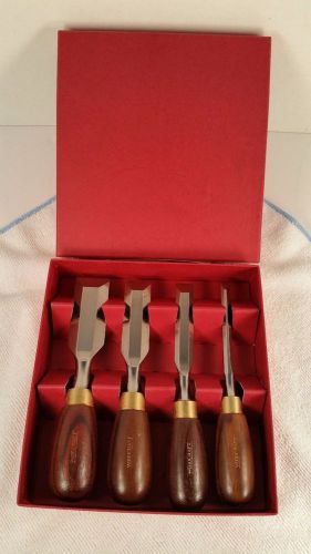 Reduced - Crown/Woodcraft Boxed Butt Chisels, 4 piece