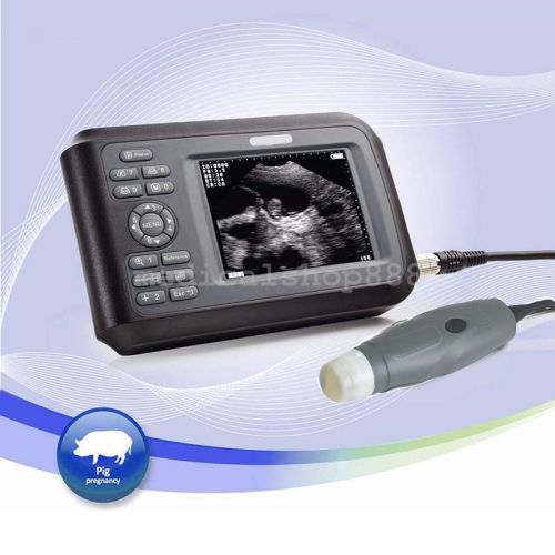 Handheld VET Ultrasound Scanner Machine Animal 3.5MHz Probe  +Carry Box FDA Sale