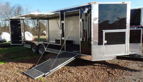 Concession Trailer 8.5 X 20 Black Food Event Catering
