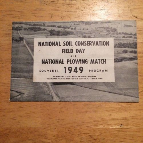 National Soil Conservation Field Day and National Plowing Match Souvenir Program