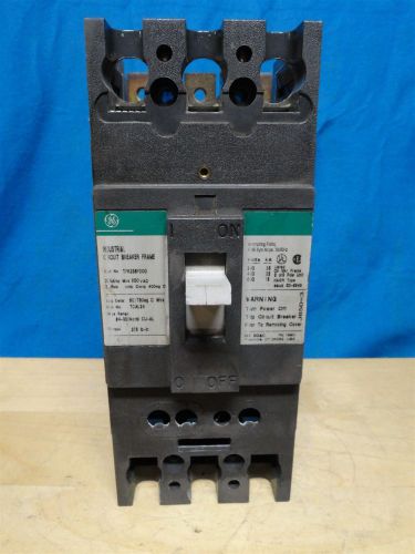 General electric circuit breaker frame * tfk236f000 * 225 amp * vac 600 * pole 3 for sale