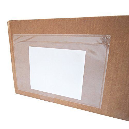 6? x 9? clear plastic self adhesive shipping label / packing slip envelope 100 for sale