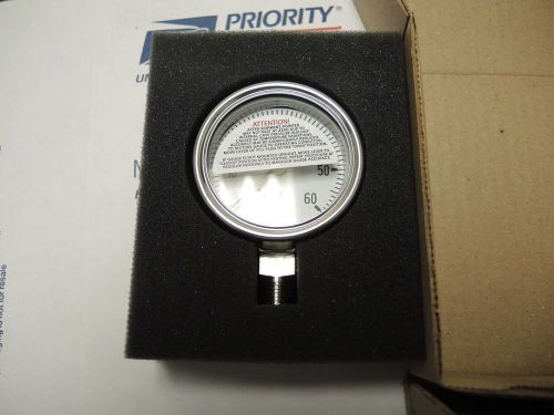 WIKAI 232.50 2.5&#034; 60 PSI GAUGE 1/4&#034; ntp LM PN 9111026 *NEW IN A BOX*