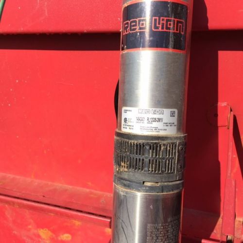 Red lion 1/2 hp deep well submersible pump (2-wire 115v)  used for sale