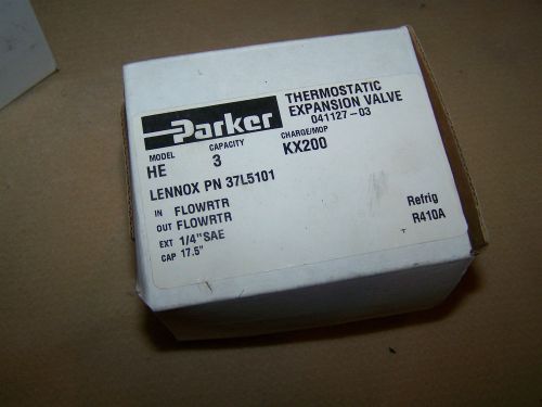 NEW IN BOX PARKER THERMOSTATIC EXPANSION VALVE KX200 OR LENNOX 37L51