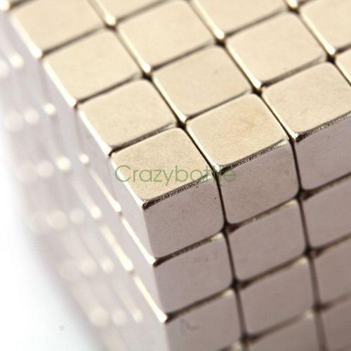 100PCS Neodymium Magnets 5mm Cube N50 Rare Earth Disc Super Strong Rare Earth