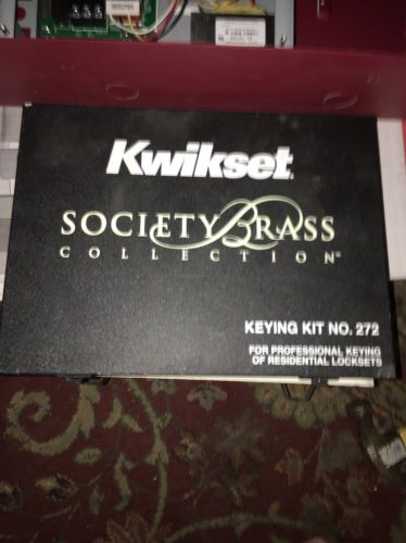 Lock keying kit, no 272,  kwikset - re-key master set for sale