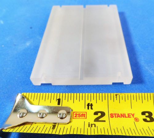 Industrial synthetic sapphire plate 3 9/16&#034; x 2 9/16&#034; x 11/32&#034; for sale