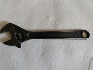 Proto 10&#034; Adjustable Crescent Wrench USA 710-S Forged Alloy Steel INITIAL ENGRVD