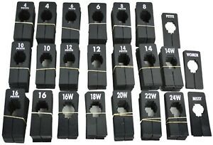 Plastic Size Dividers Lot of 550 Clothing Rack Sizers Black Rectangle All Sizes