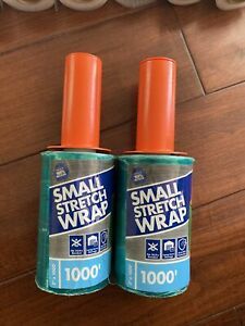 Pratt 5&#034; x 1000’ Small Stretch Wrap Film Hand Roll With Handle 485 367 New (2)