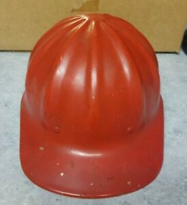 Vintage Superlite Aluminum Fibre-Metal Hard Hat Helmet with Liner 8 Rivet - USA