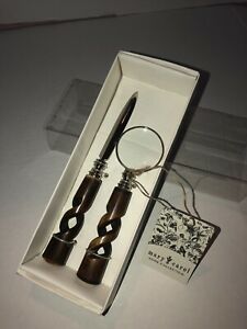 New Mary Carol Home Collection Magnifying Glass &amp; Letter Opener Twisted Handle