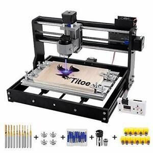 2 in 1 7000mW CNC 3018 Pro Engraver Machine,GRBL Control 3 Axis DIY Router Kit P