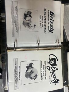 Grizzly Slow-Speed Grinder Model G1036 Instruction Manual and Parts list
