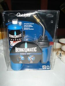 Bernz-O-Matic Quickfire TS3000 Propane Torch Kit Self-Igniting Factory Sealed