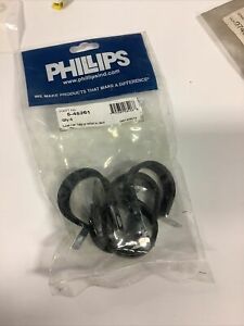 QTY 5 Phillips 5-45261 Rubber Cushion Clamp 1-3/8&#034; Tube 1/4&#034; Mount HL