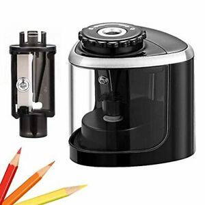Electric Portable Pencil Sharpener for kids, Blade to Fast Sharpen in Classroom
