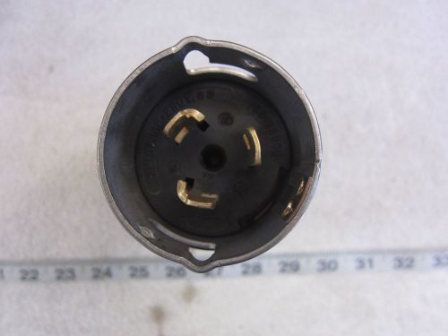 Hubbell cs-8365c 50a 250v 3? twist-lock plug non-nema, new for sale