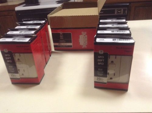 pass seymour gfci / 20amp Gfci / Outlets / Tamper Resistant lot of 8 electrical
